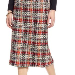 NWT Halogen Tweed Pencil Skirt